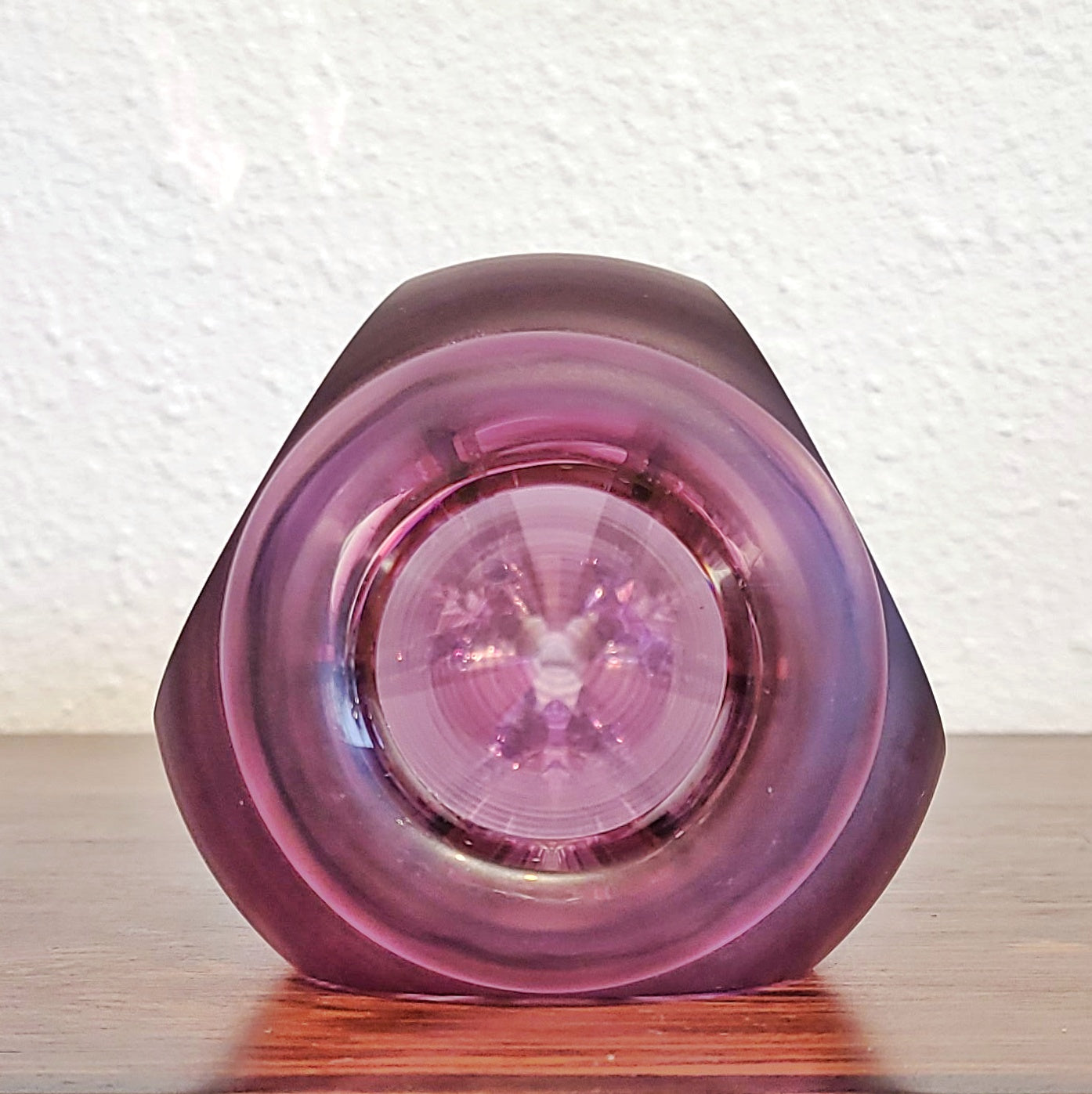 KIT KARBLER & MICHAEL DAVID CRYSTAL VASE FOR BLAKE STREET GLASS