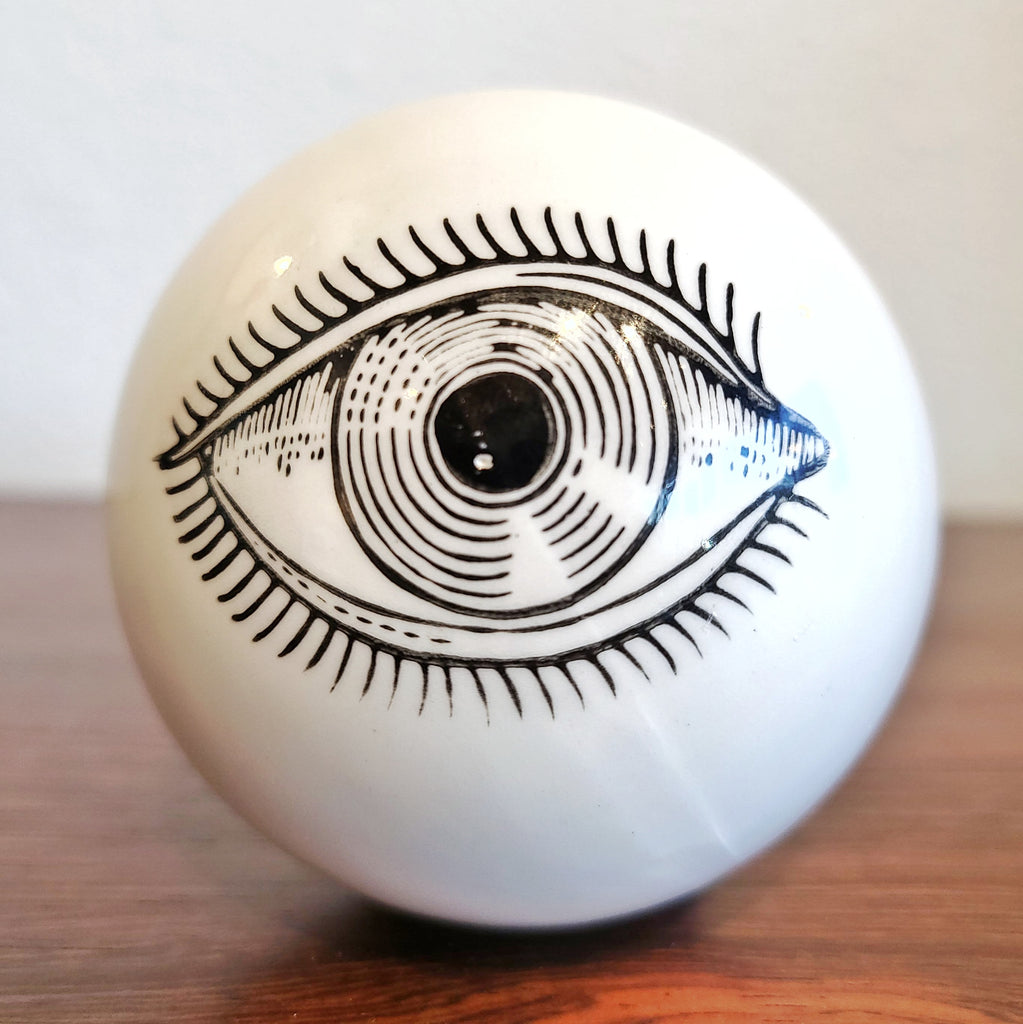PIERO FORNASETTI POP ART EYEBALL PAPERWEIGHT modernredux