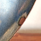 ENAMEL ON COPPER WALL PLATE BY UBALDO CINCIARINI FOR STUDIO CELLINI RAME d'ARTE PESARO