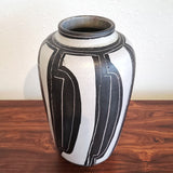 LARGE STUDIO POTTERY VASE BY SWISS-ITALIAN CERAMICIST MARIO MASCARIN