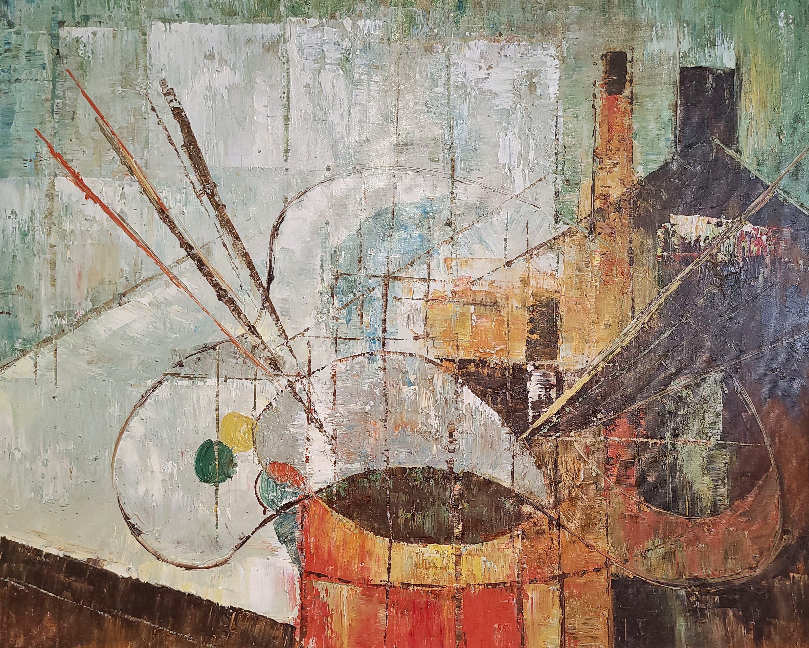 STILL LIFE WITH ARTIST’S TOOLS BY UNKNOWN ARTIST (2000s)