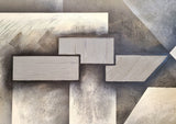 CLEAN-EDGE GEOMETRIC ABSTRACT SIGNED “MARX” (1980s)