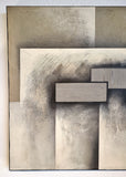 CLEAN-EDGE GEOMETRIC ABSTRACT SIGNED “MARX” (1980s)