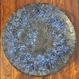 SHALLOW CALIFORNIA POTTERY BOWL WITH ABSTRACT GLAZE
