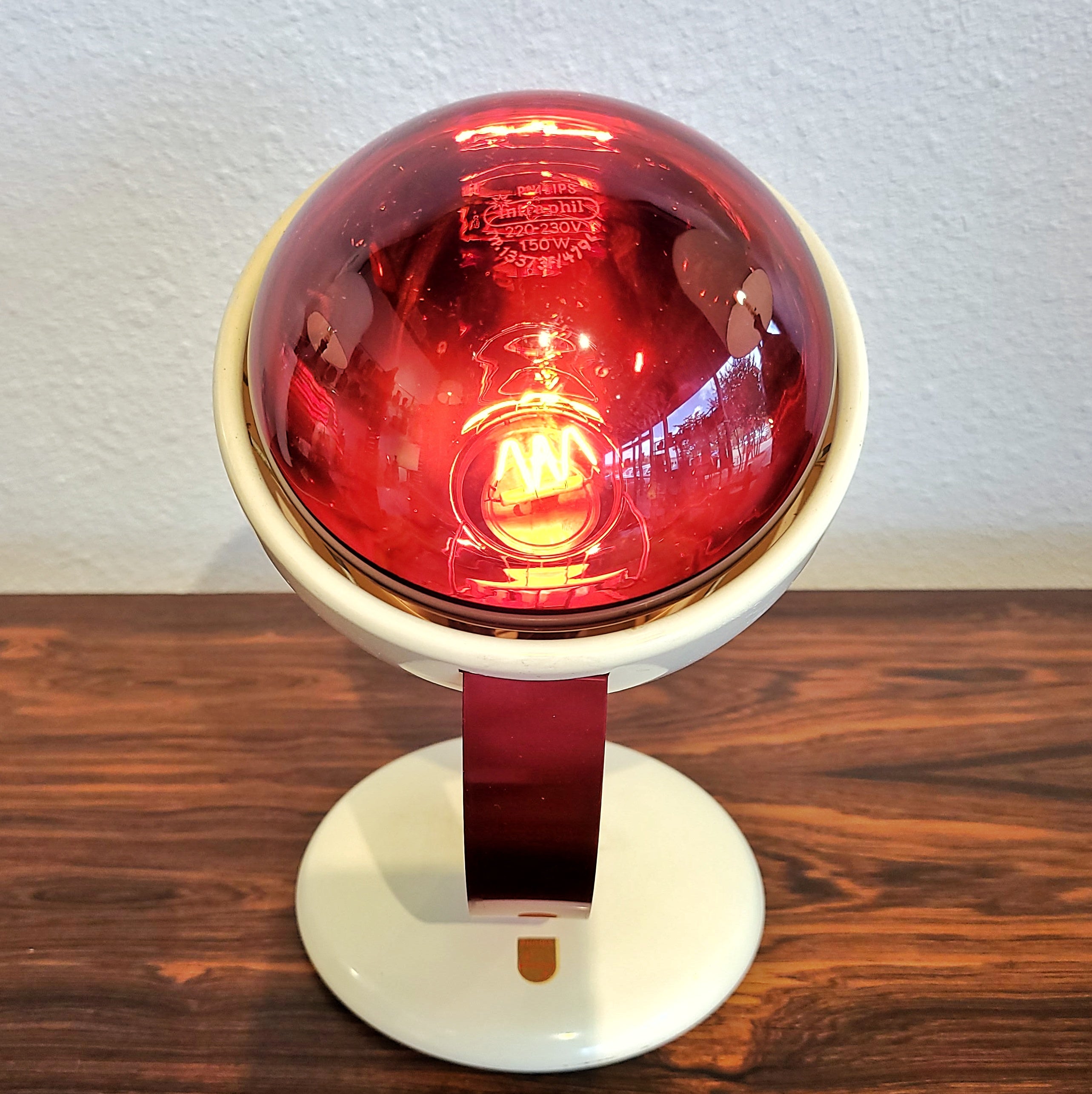 PHILIPS INFRAPHIL 7529 INFRARED HEAT LAMP ATTRIB. CHARLOTTE PERRIAND