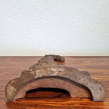 ANTIQUE VICTORIAN CAST IRON MR. PUNCH AND TOBY DOORSTOP
