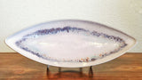 LONG VEB FISHLAND ENAMEL ON BRASS BOWL
