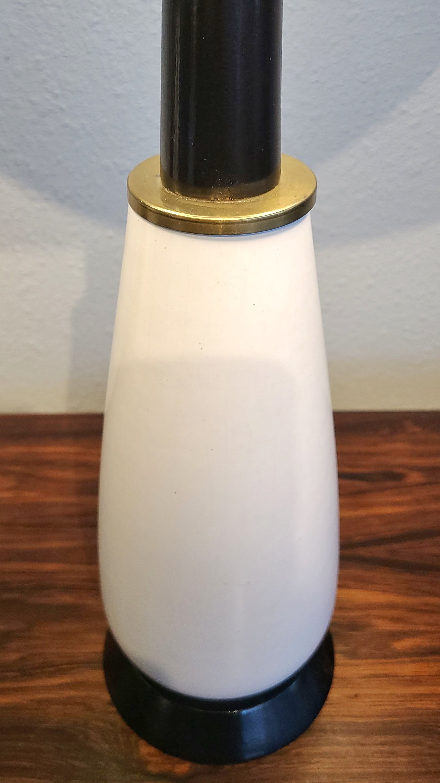 ’50s ÜBELACKER KERAMIK BLACK AND WHITE TABLE LAMPS 2016/25