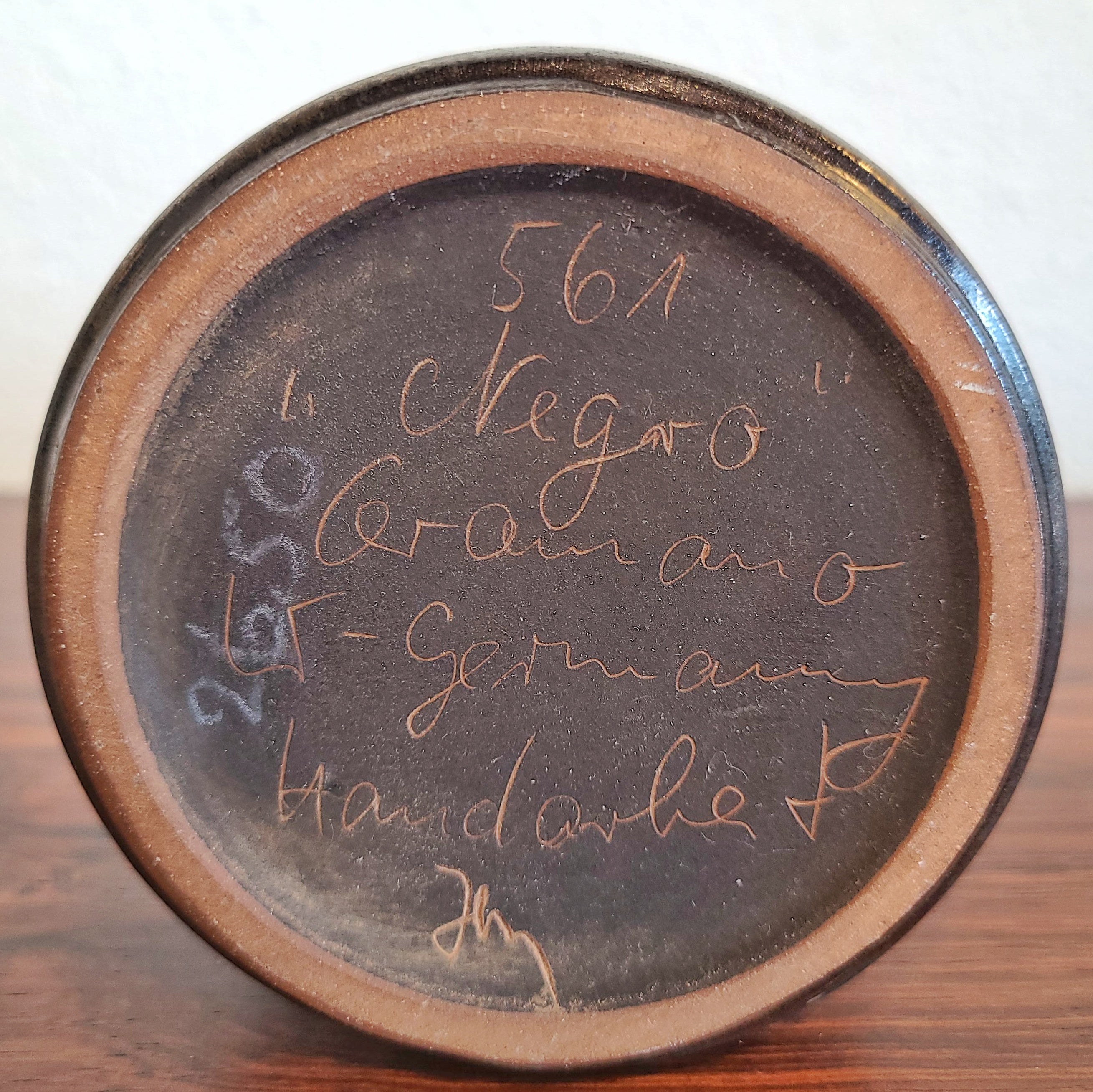 HANNS WELLING FOR CERAMANO ‘NEGRO’ DÉCOR VASE Nr. 561