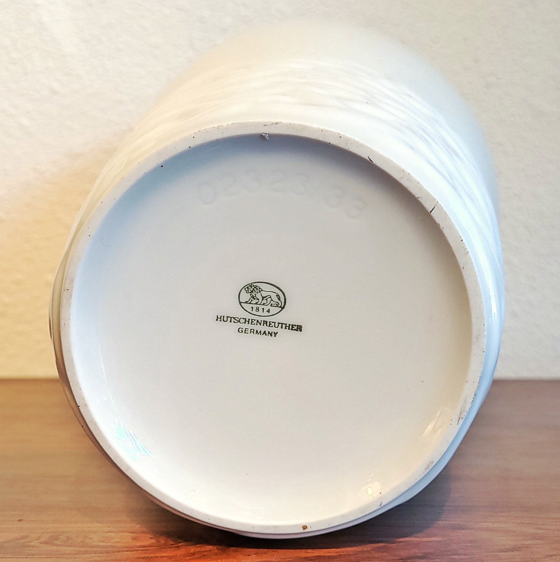 HUTSCHENREUTHER PORCELAIN OP ART FLOOR VASE Nr. 02323/33