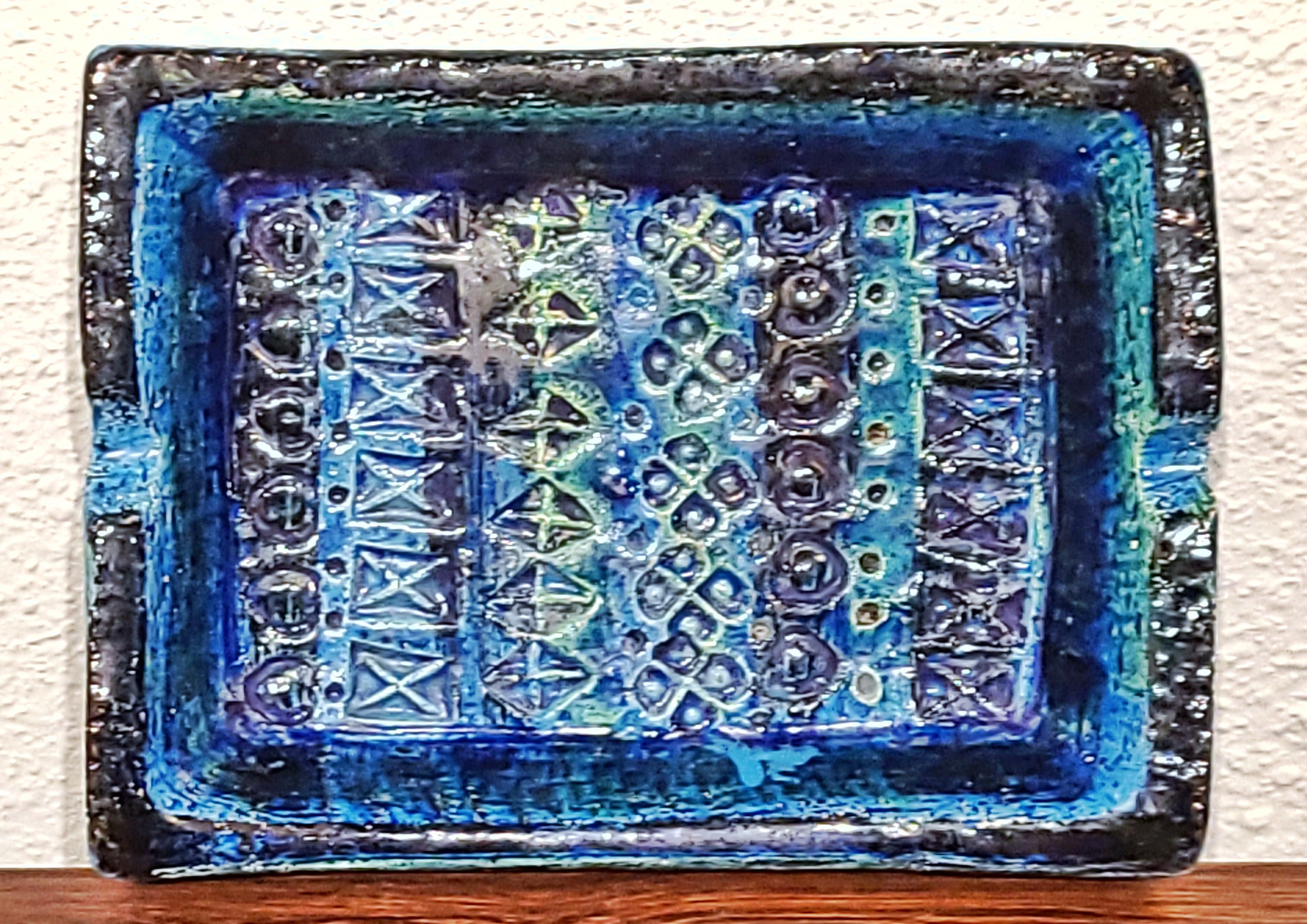 “RIMINI” BLUE ASHTRAY BY ALDO LONDI FOR BITOSSI