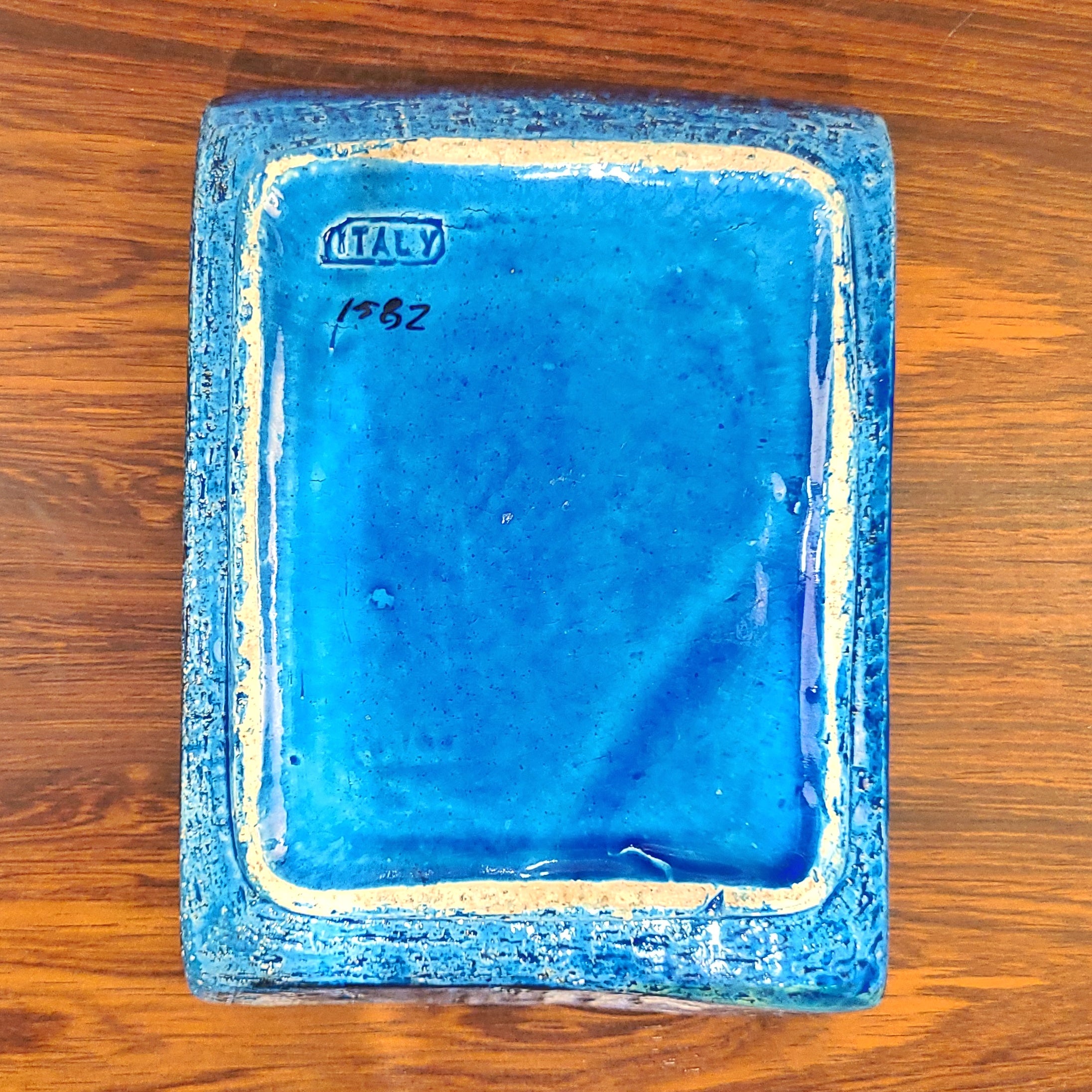 “RIMINI” BLUE ASHTRAY BY ALDO LONDI FOR BITOSSI
