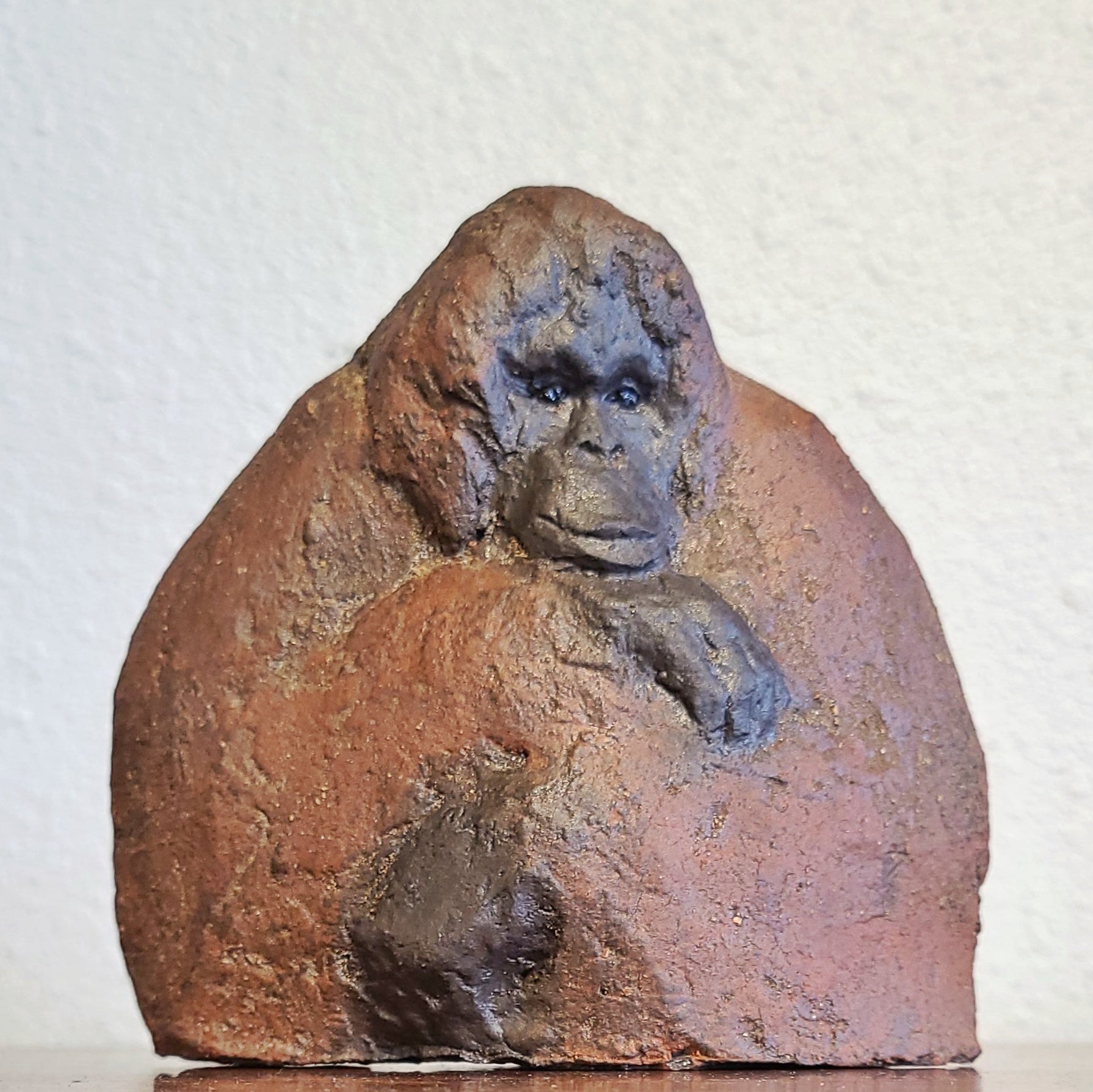 GERMAN STUDIO POTTERY GORILLA SCULPTURE