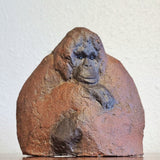 GERMAN STUDIO POTTERY GORILLA SCULPTURE