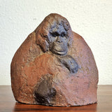 GERMAN STUDIO POTTERY GORILLA SCULPTURE