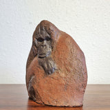 GERMAN STUDIO POTTERY GORILLA SCULPTURE