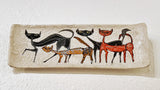 'ALLEY CATS' WALL PLATE BY LA CERAMICA DI MEGLIO (ITALY)
