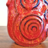 BAY KERAMIK RELIEF DÉCOR ‘TÖPFERMEISTER’ SERIES VASE Nr. 85/17