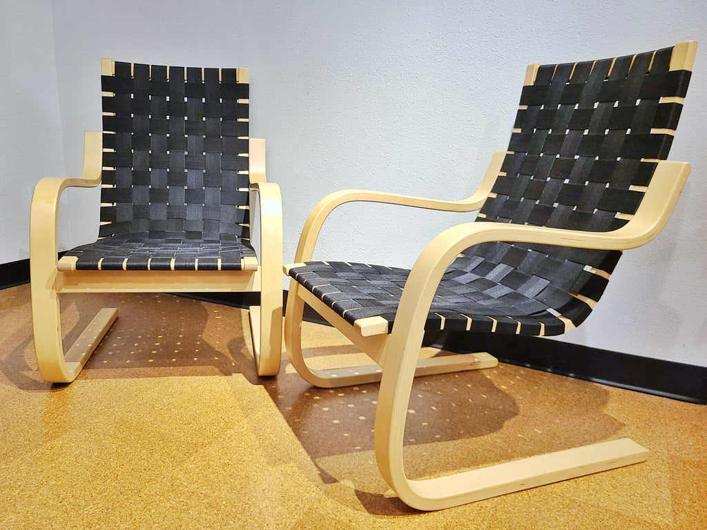 ALVAR AALTO 'PENSION' ARMCHAIR MODEL 406 FOR ARTEK 