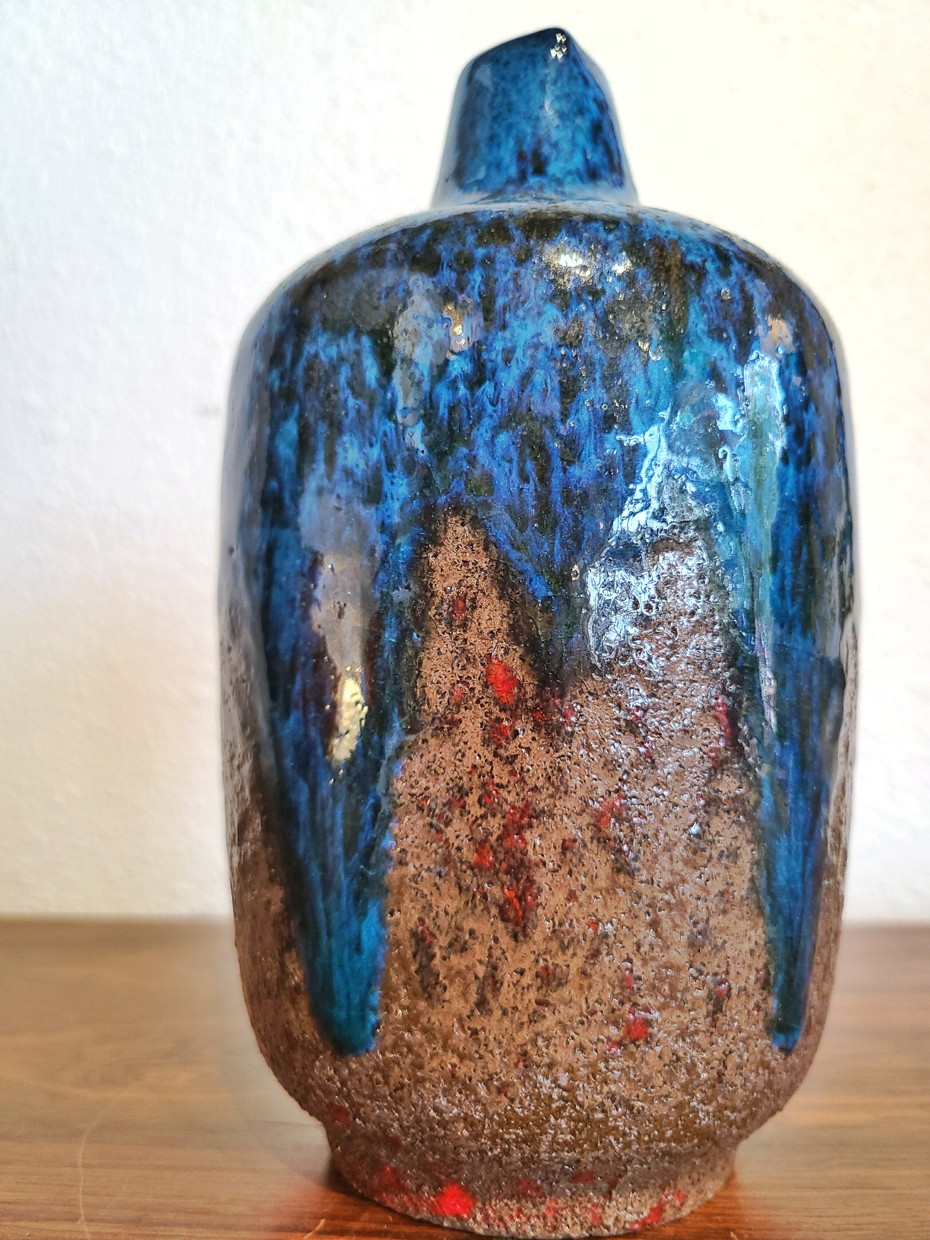HANNS WELLING ‘INCRUSTA’ JUG VASE Nr.219 FOR CERAMANO