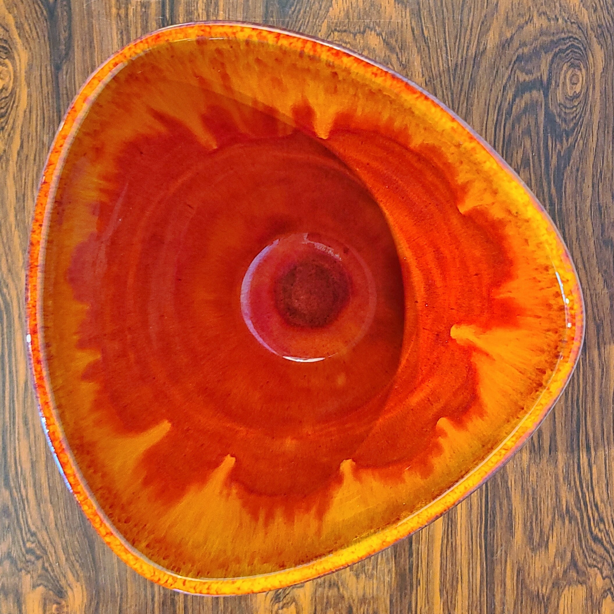 WILLIAM & POLIA PILLIN FLAMBÉ BOWL OR CACHEPOT