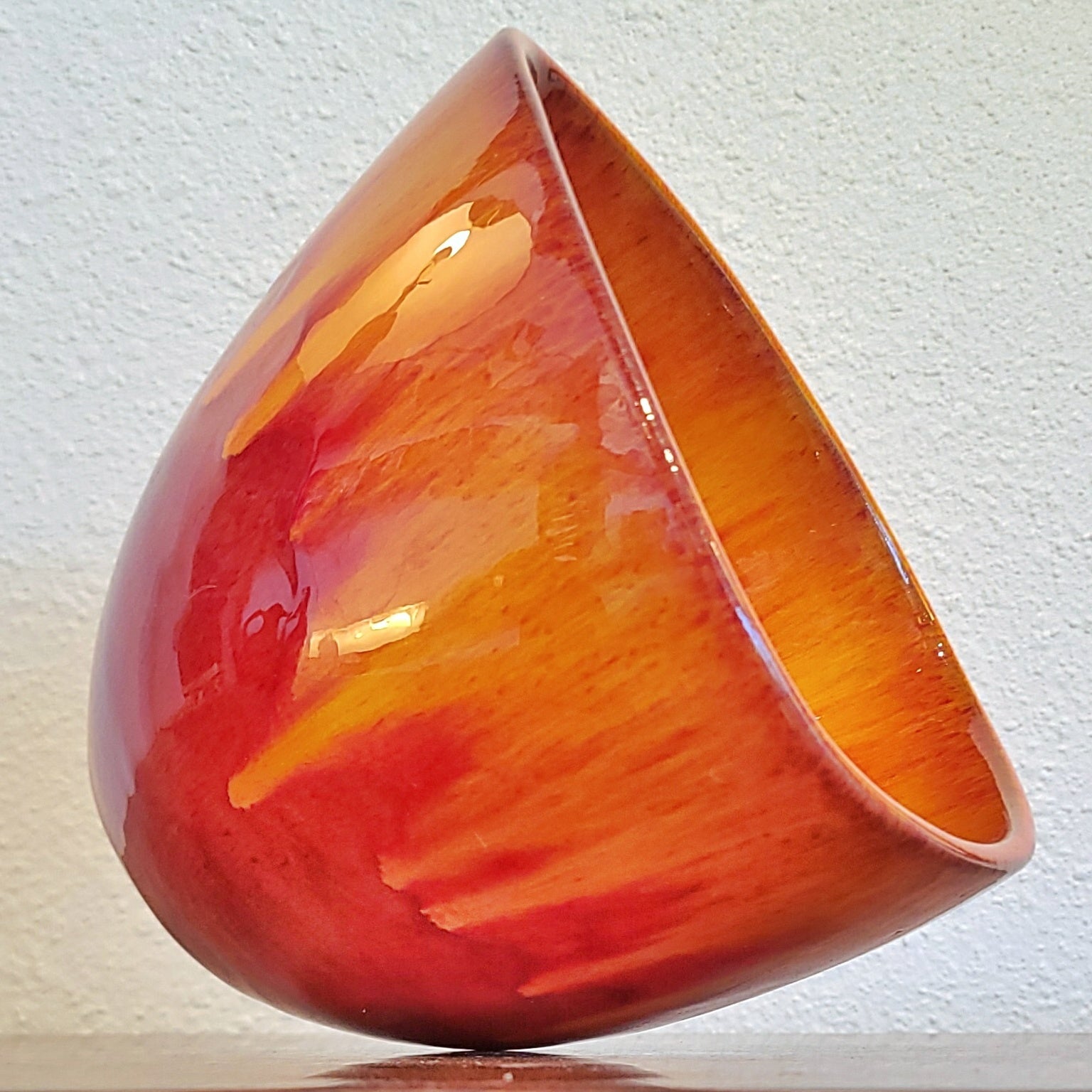 WILLIAM & POLIA PILLIN FLAMBÉ BOWL OR CACHEPOT