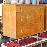 EARLY THREE-DRAWER DRESSER BY STANLEY YOUNG FOR GLENN OF CALIFORNIA
