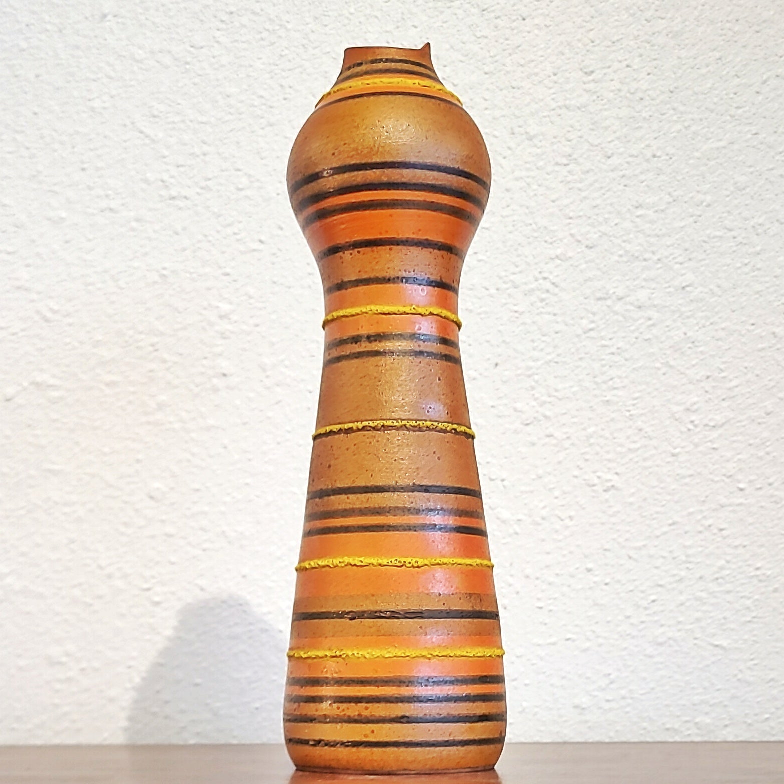 TALL ALVINO BAGNI FISH-MOUTH VASE FOR RAYMOR