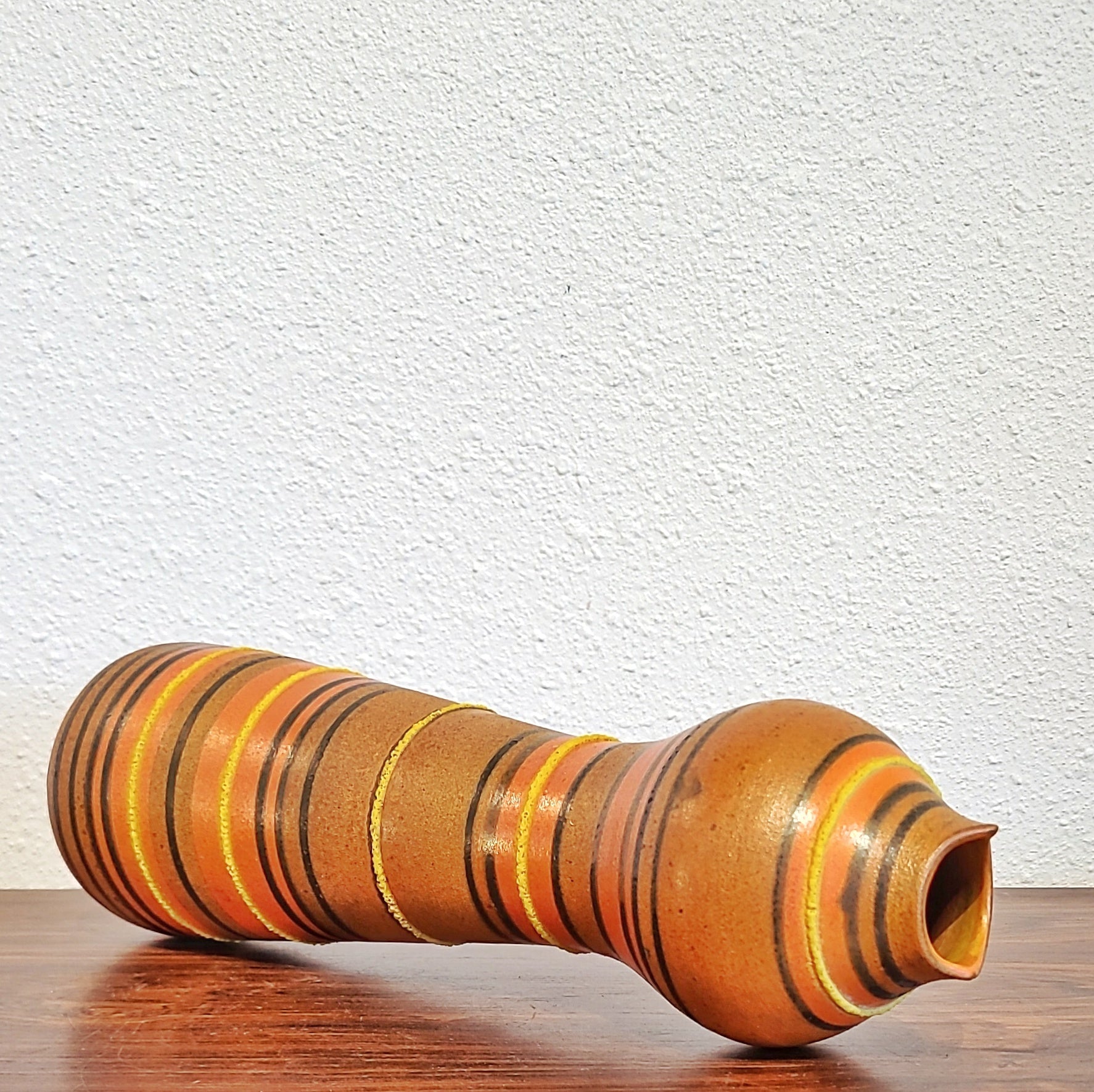 TALL ALVINO BAGNI FISH-MOUTH VASE FOR RAYMOR