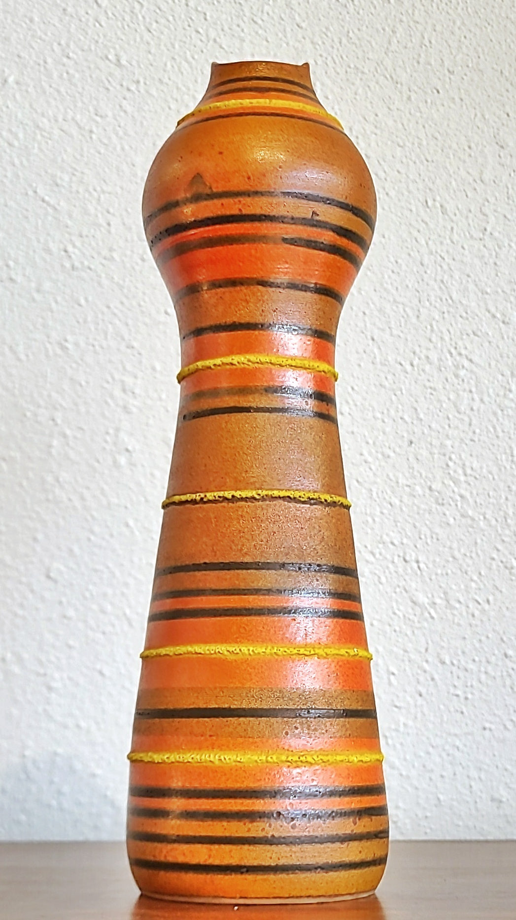 TALL ALVINO BAGNI FISH-MOUTH VASE FOR RAYMOR