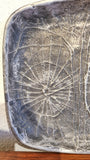 ABSTRACT SAND-CAST ALUMINUM PLATTER BY DONALD DRUMM