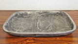 ABSTRACT SAND-CAST ALUMINUM PLATTER BY DONALD DRUMM