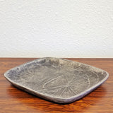 ABSTRACT SAND-CAST ALUMINUM PLATTER BY DONALD DRUMM