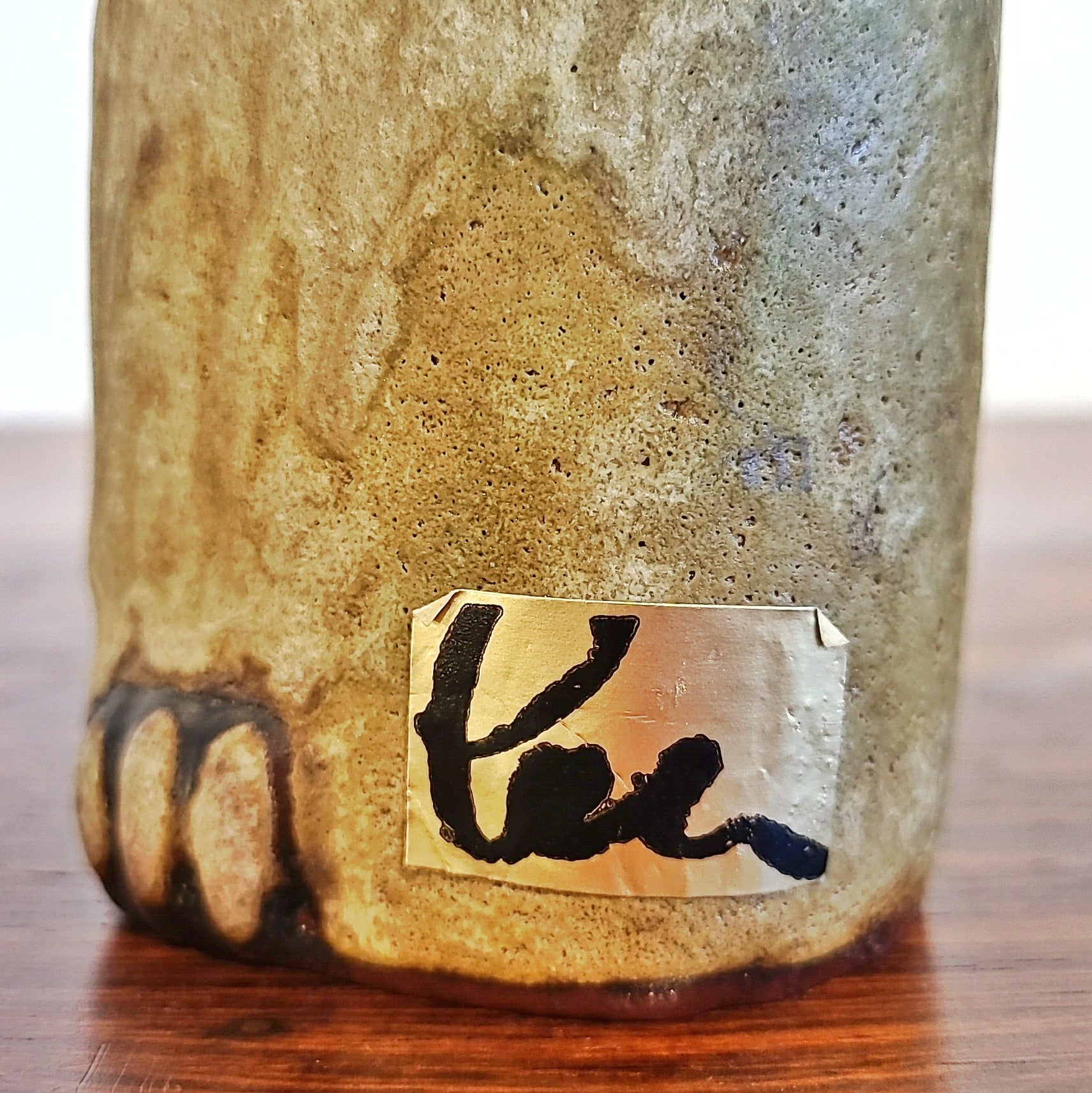 HELMUT SCHÄFFENACKER STUDIO POTTERY OWL/PAPERWEIGHT