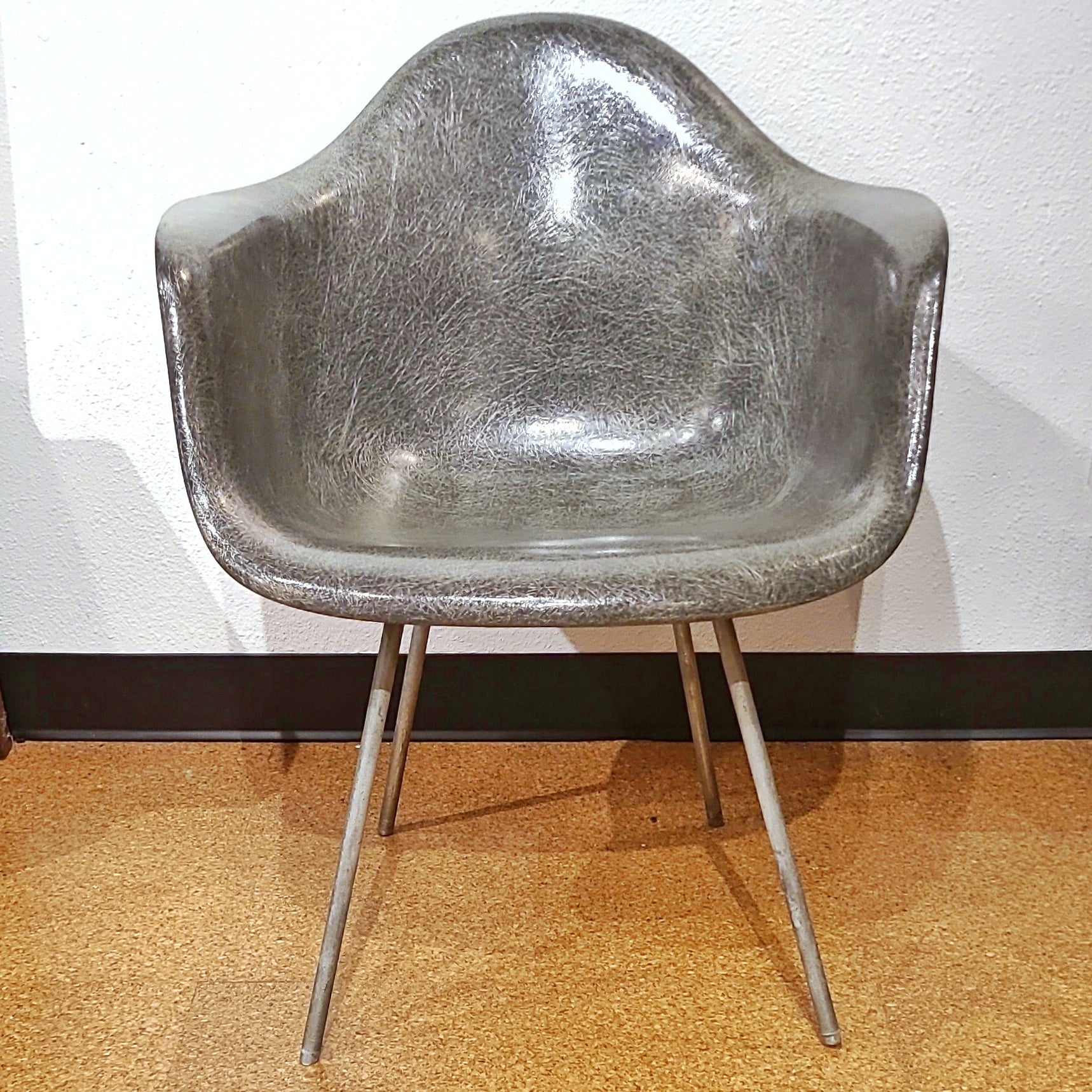 FIRST GENERATION EAMES ZENITH ROPE-EDGE ‘LAX’ LOUNGE CHAIR