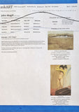 ‘CANYON FLEA MARKET’ COLLAGE AND OIL ON MASONITE BY JOHN MAGILL (1962)