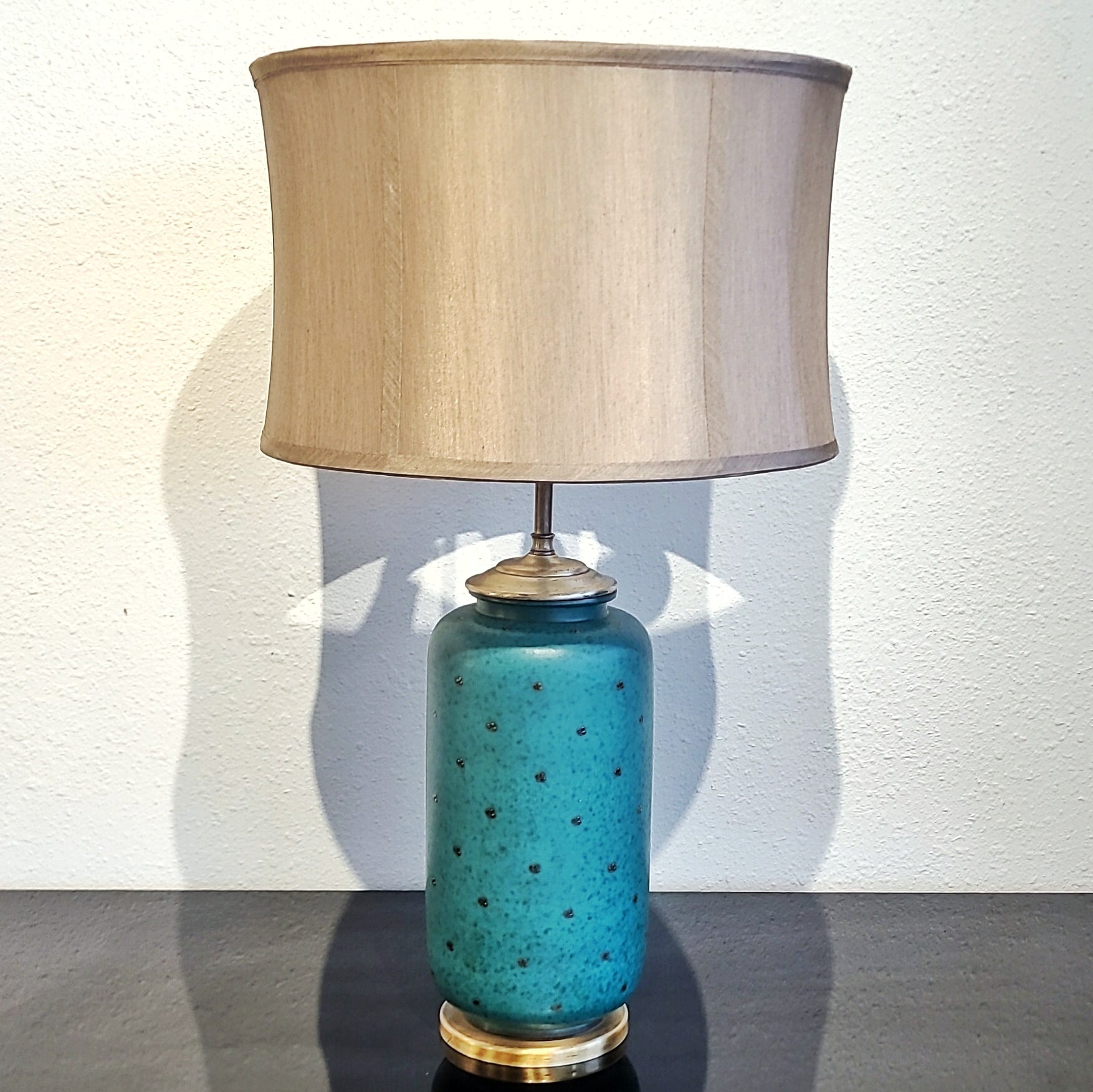 TALL ‘ARGENTA’ TABLE LAMP BY WILHELM KÅGE FOR GUSTAVSBERG (SWEDEN)