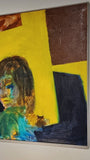 UNTITLED PORTRAIT - OIL ON CANVAS BY SHERMAN CHINSKY (1998)