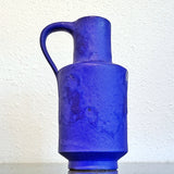 1960s HARTWIG HEYNE “KLEIN” BLUE HANDLE VASE
