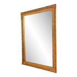 LARGE MIRROR IN A LATE BAROQUE/ROCOCO STYLE GILT FRAME
