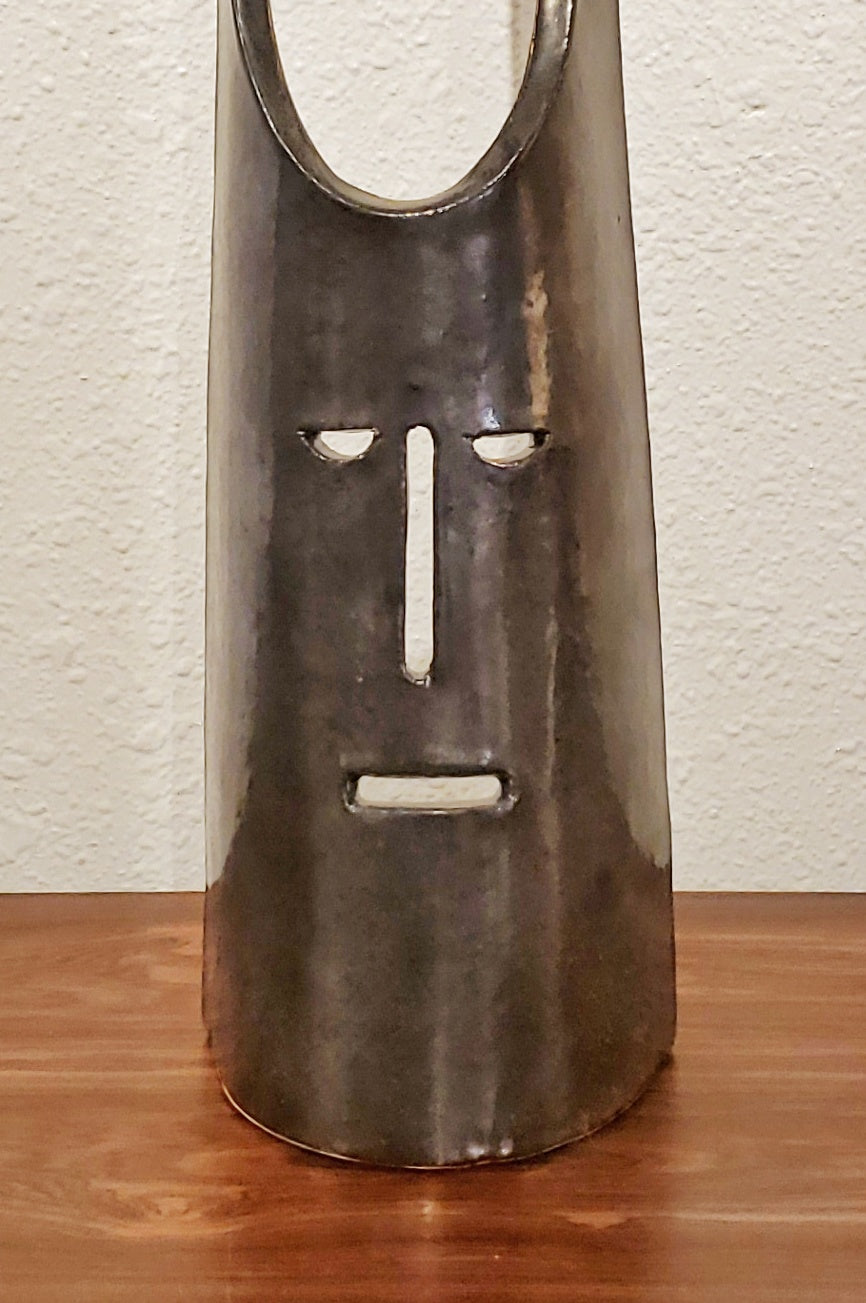 DEVIL MASK FROM FREIWALD ART POTTERY AFTER GIO PONTI AND DE POLI