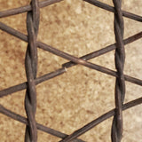 1950s WICKER MAGAZINE CADDY (ITALIAN)