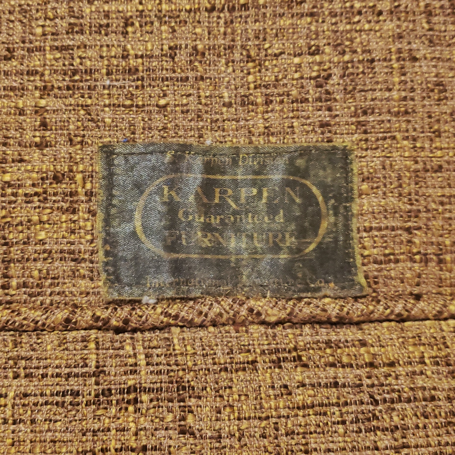 ’50s VINTAGE KARPEN SOFA (NEW UPHOLSTERY)