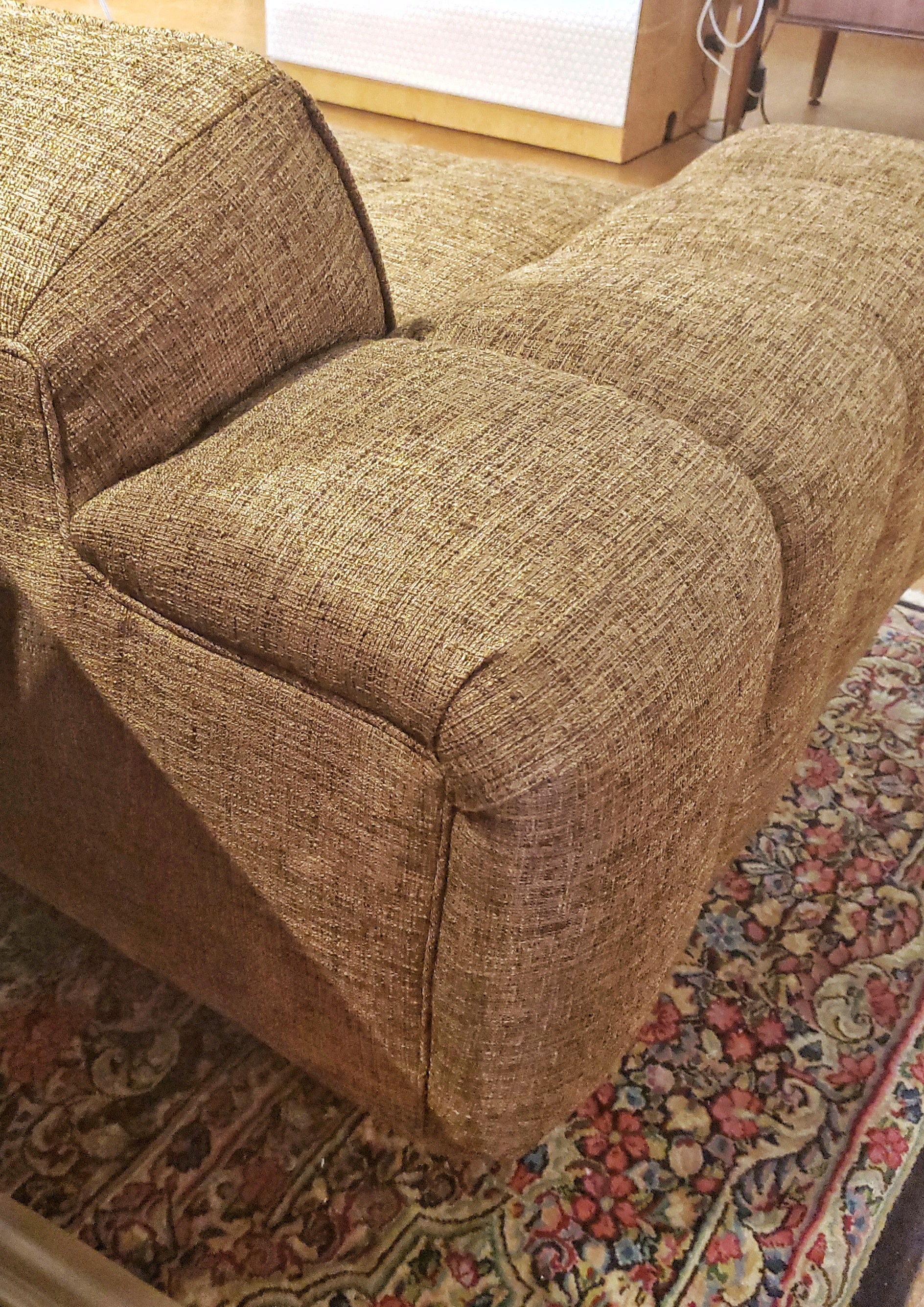 ’50s VINTAGE KARPEN SOFA (NEW UPHOLSTERY)