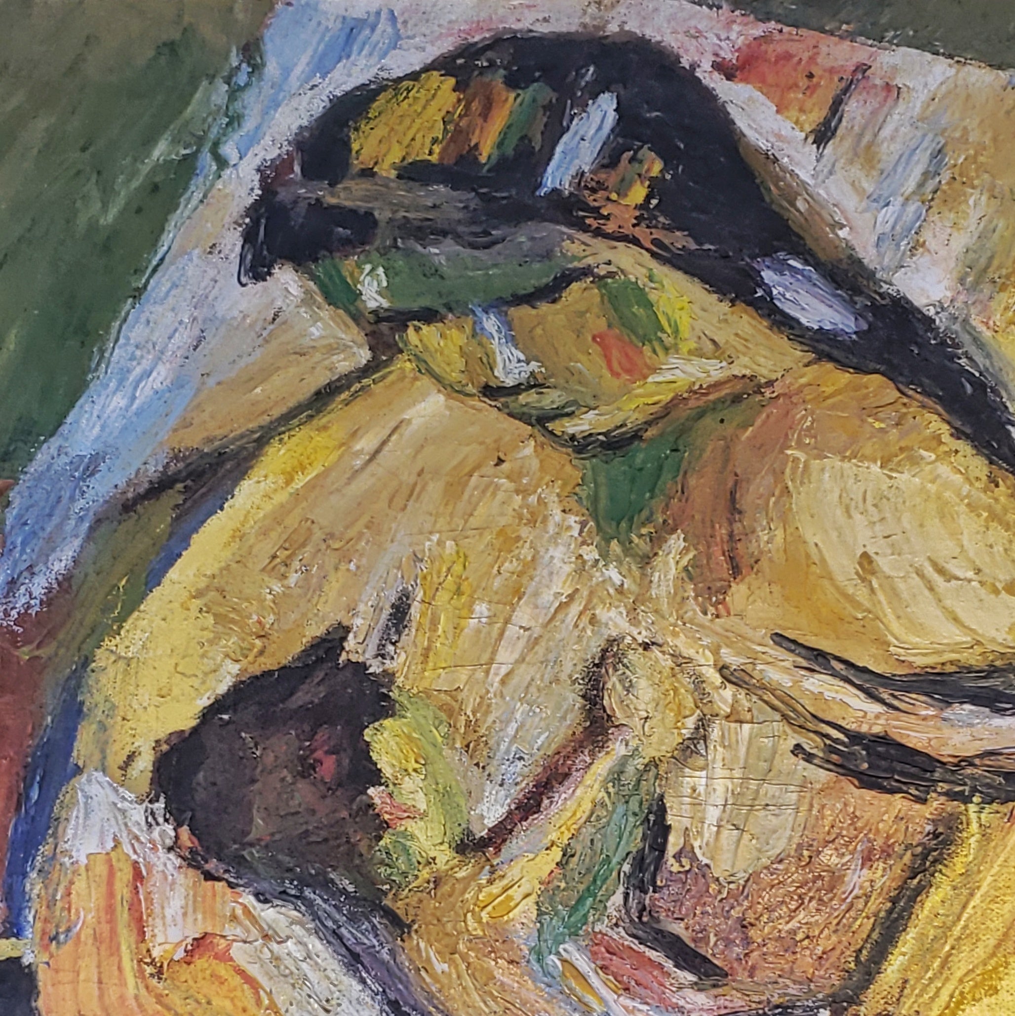 PORTRAIT OF A NURSING WOMAN WITH CHILD (SIGNED)