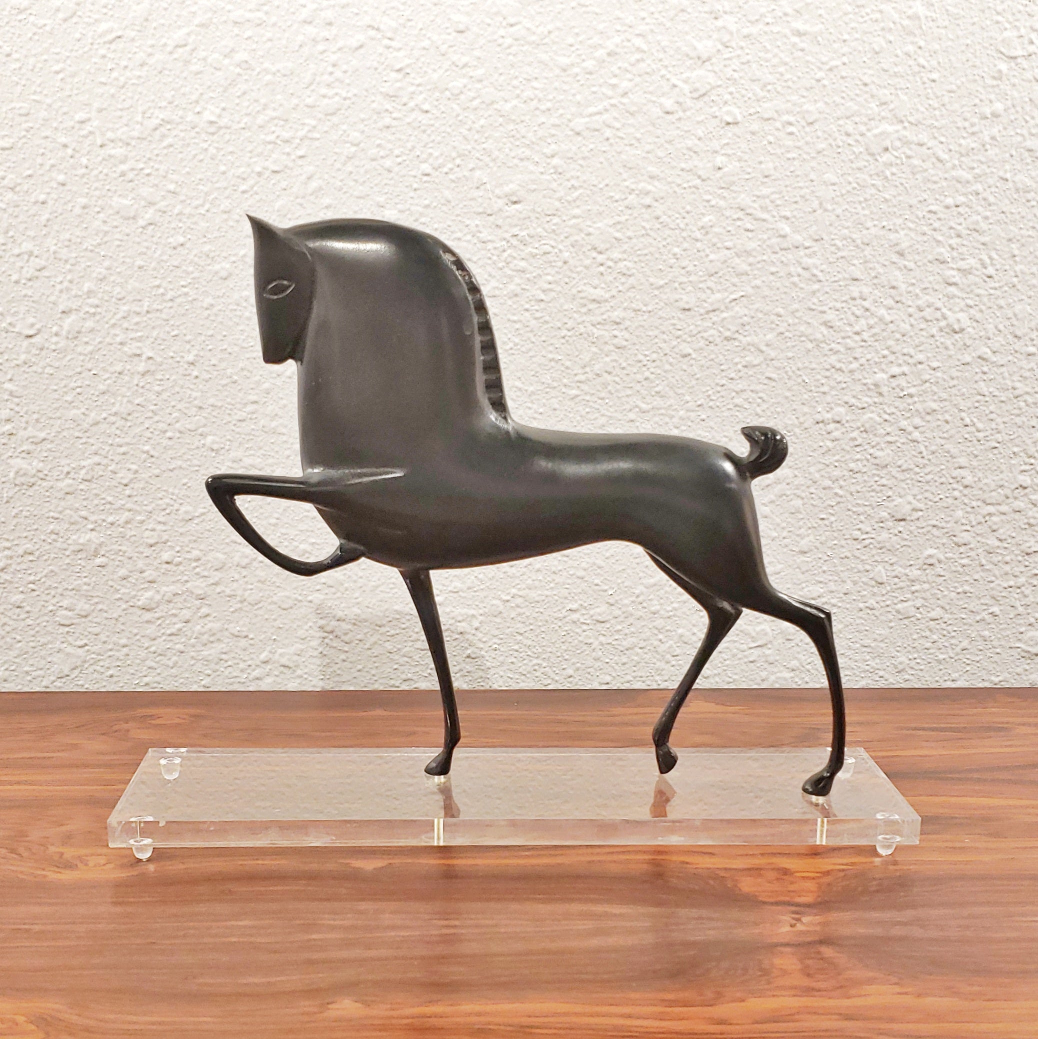 ETRUSCAN-STYLE BRONZE HORSE