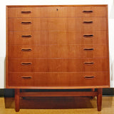 BOW-FRONT CHEST OF DRAWERS