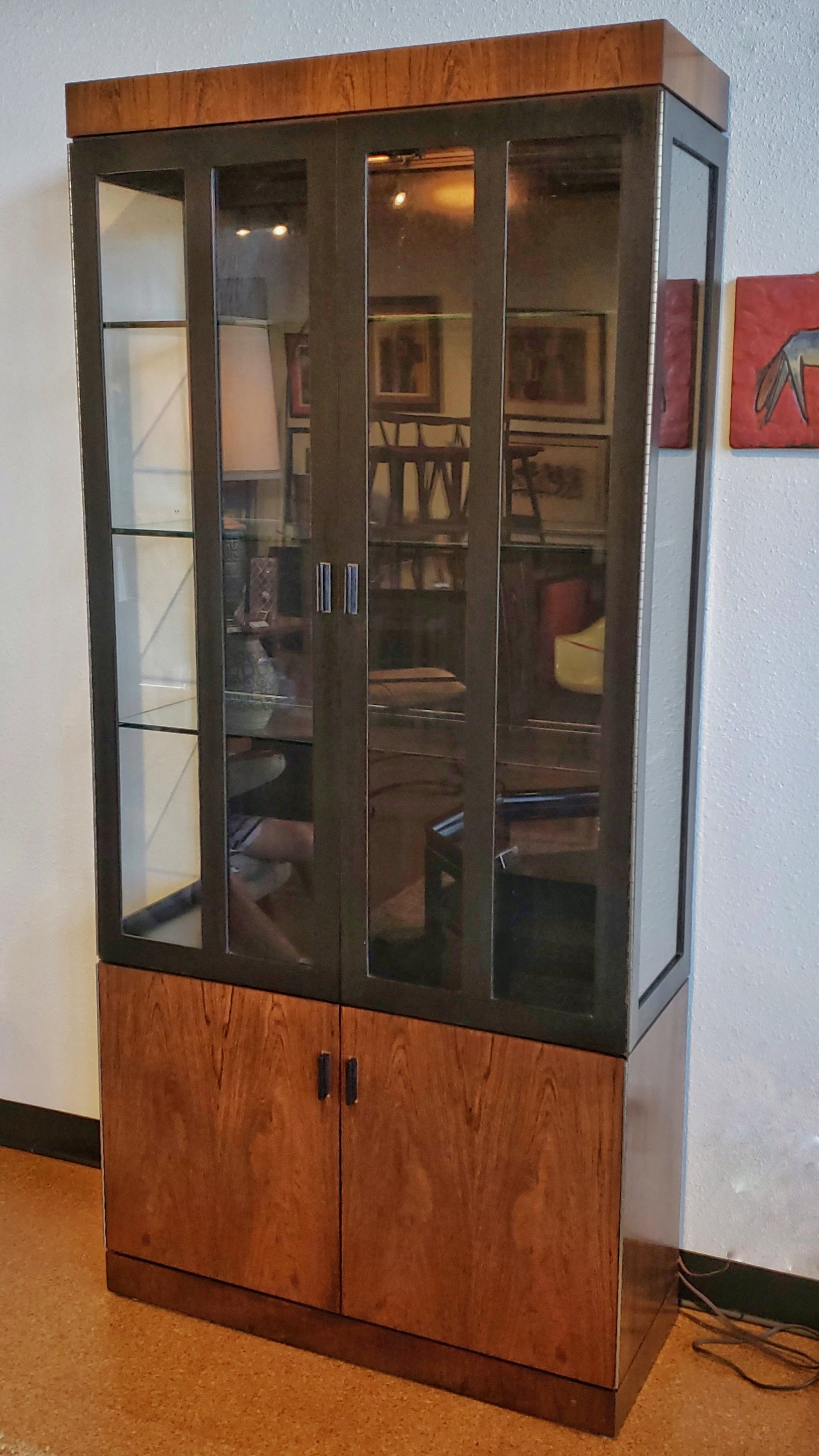 HARVEY PROBBER ROSEWOOD VITRINE