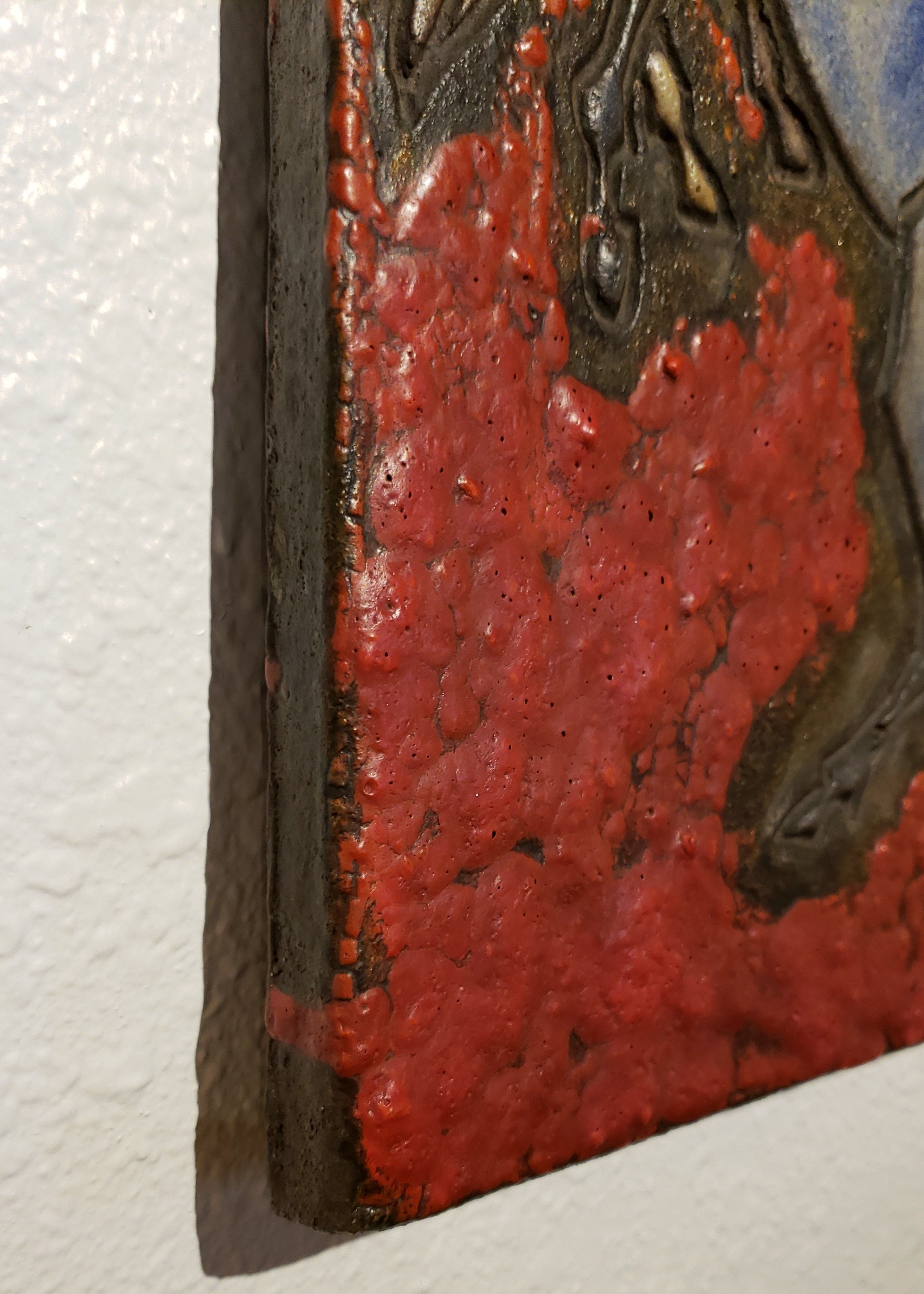 RUSCHA KERAMIK ‘SCHEUENDE PFERDE’ WALL TILE 782/3