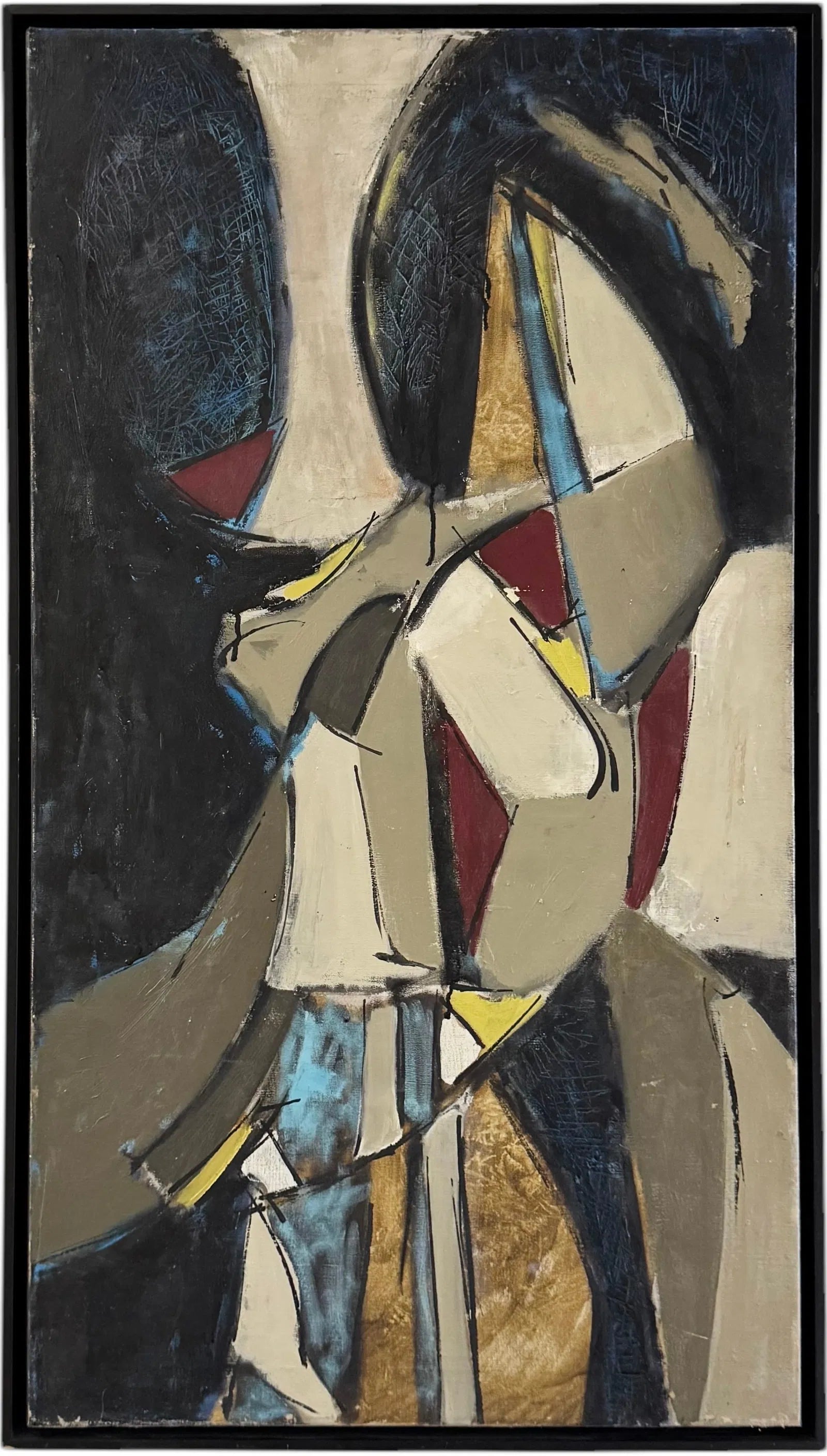 LEFT-HAND DIPTYCH PANEL BY WILLIS FRANKLIN WOODS (1950s)